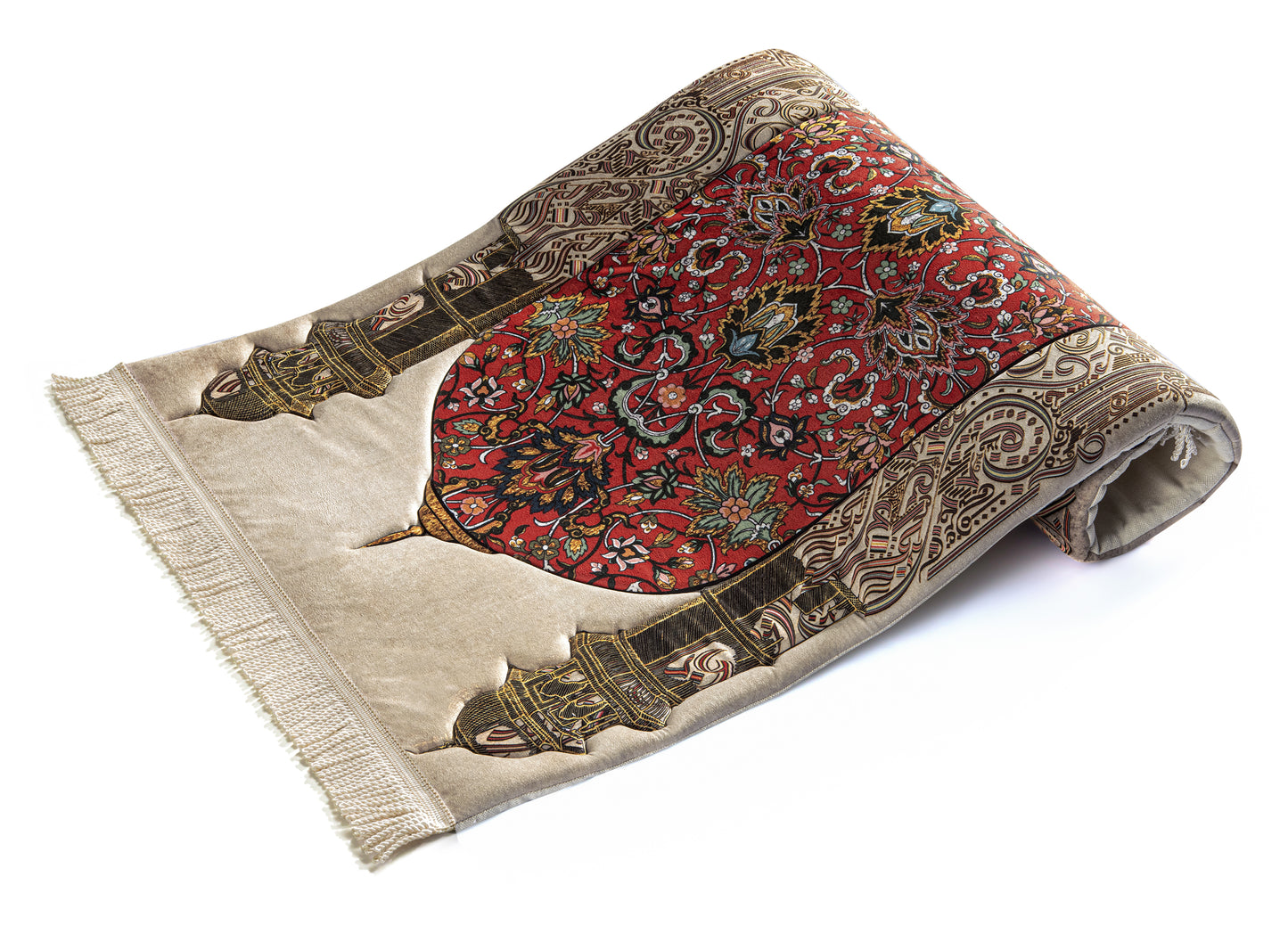 Reddish Flory Premium Gebedskleed