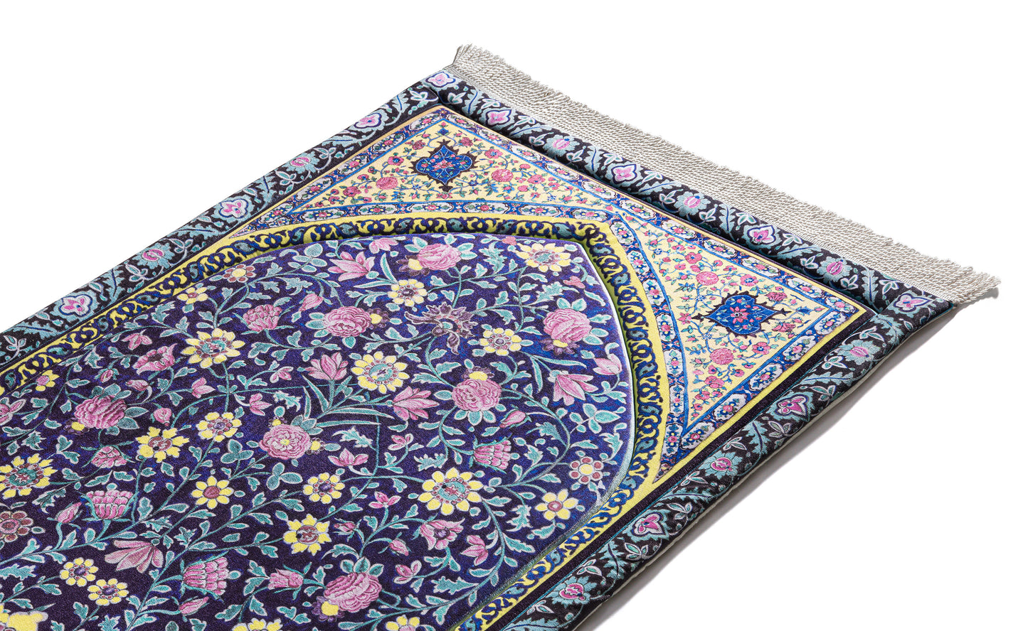 Navy Blossom Premium Gebedskleed